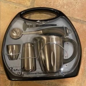 Starbucks barista professional espresso accessory kit- stainless steel 5 pieces